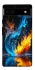 Чехол на Google Pixel 6a Water And Fire фото 1 из 1