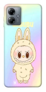 Чехол на Motorola Moto G14 Fluffy Rainbow Labubu фото 1 из 1