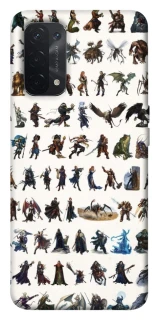 Чехол на Oppo A54 5G / A74 5G Character Selection фото 1 из 1