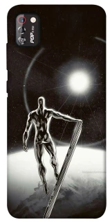 Чохол на TECNO POP 4 Pro Срібний серфер фото 1 з 1