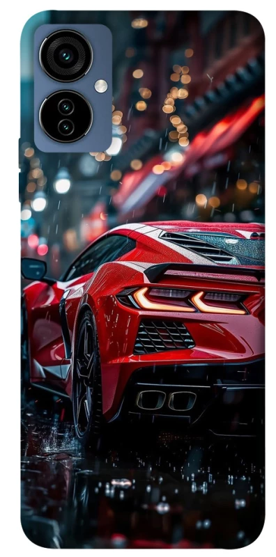 Чехол на TECNO Camon 19 Neo Red sports car фото 1 из 1