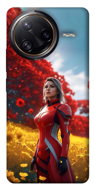 Чохол на Xiaomi Poco F7 Pro Cyber space girl ver.5 фото 1 з 1