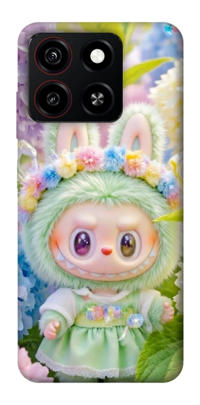Чохол на ZTE Blade A35 4G Labubu & Flowers ver.2 фото 1 з 1