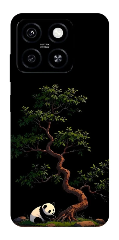 Чехол на ZTE Blade A55 4G Panda and tree фото 1 из 1