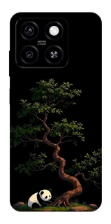 Чохол на ZTE Blade A55 4G Panda and tree фото 1 з 1