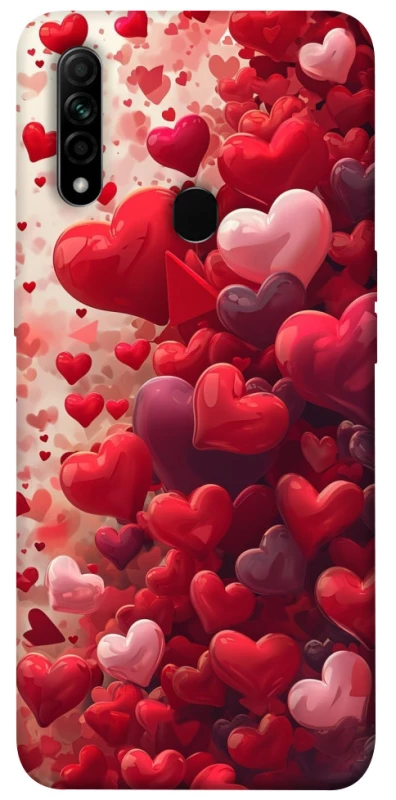 Чохол на Oppo A31 Many hearts фото 1 з 1