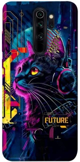 Чохол на Xiaomi Redmi Note 8 Pro Cyber Cat v2 фото 1 з 1