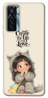 Чехол на TECNO Camon 17 Pro Create the life you love фото 1 из 1