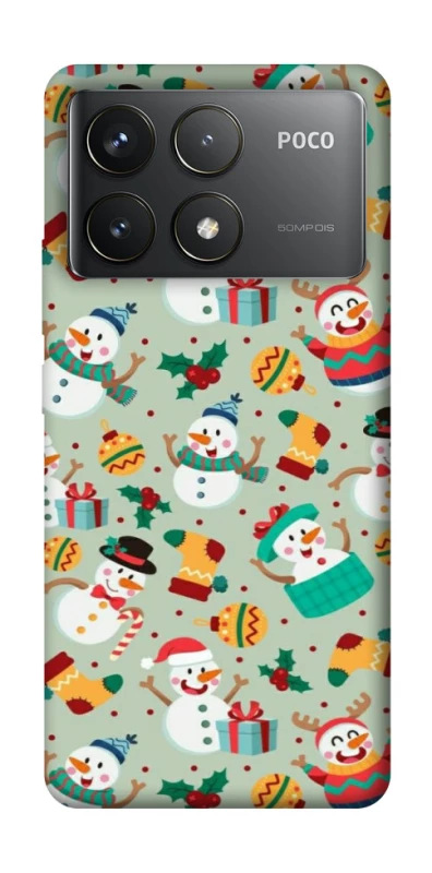 Чохол на Xiaomi Poco F6 Pro Новорічний v2 фото 1 з 1