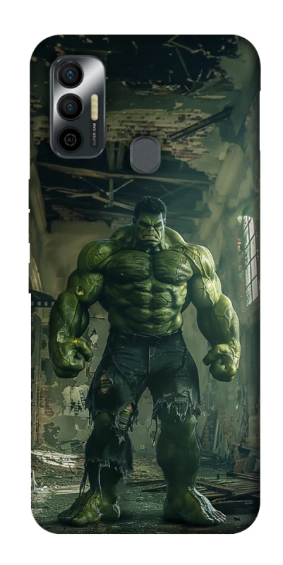 Чохол на TECNO Spark 7 Angry Hulk фото 1 з 1