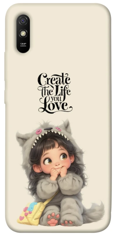 Чохол на Xiaomi Redmi 9A Create the life you love фото 1 з 1