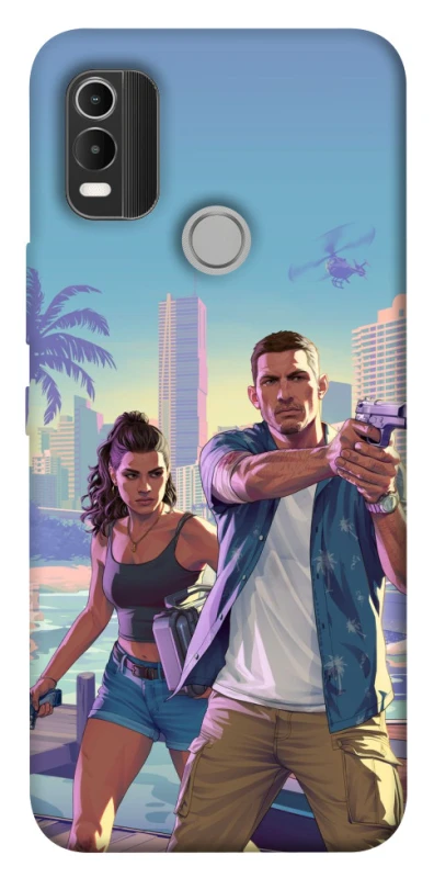 Чехол на Nokia C21 Plus GTA фото 1 из 1