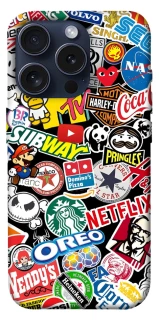 Чохол на Apple iPhone 15 Pro (6.1") brands фото 1 з 1