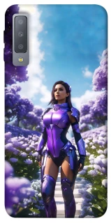 Чехол на Samsung A750 Galaxy A7 (2018) Cyber space girl ver.4 фото 1 из 1