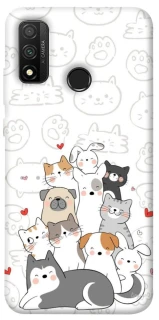 Чохол на Huawei P Smart (2020) Funny Pets фото 1 з 1