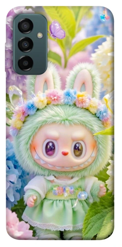 Чохол на Samsung Galaxy M13 4G Labubu & Flowers ver.2 фото 1 з 1