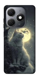 Чехол на TECNO Spark 20 Кот под луной фото 1 из 1