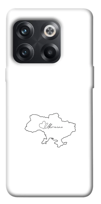 Чохол на OnePlus 10T Ukraine map фото 1 з 1