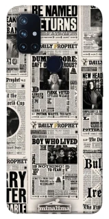 Чехол на OnePlus Nord N10 5G Harry Potter newspaper фото 1 из 1
