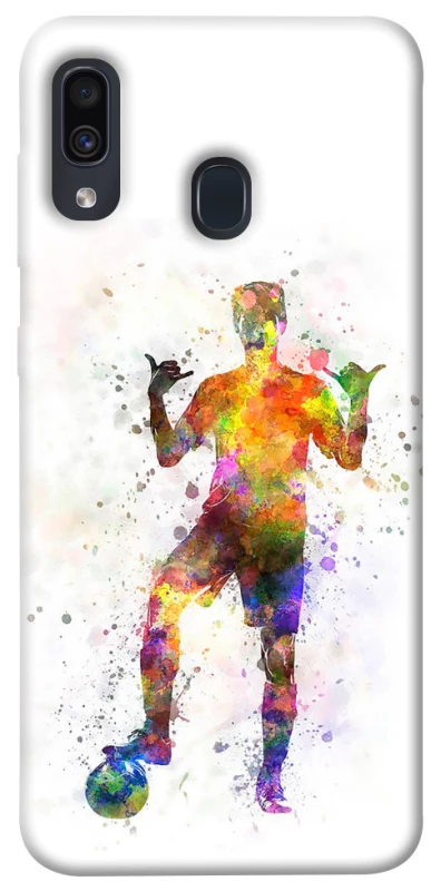 Чохол на Samsung Galaxy A20 / A30 Football Player v3 фото 1 з 1