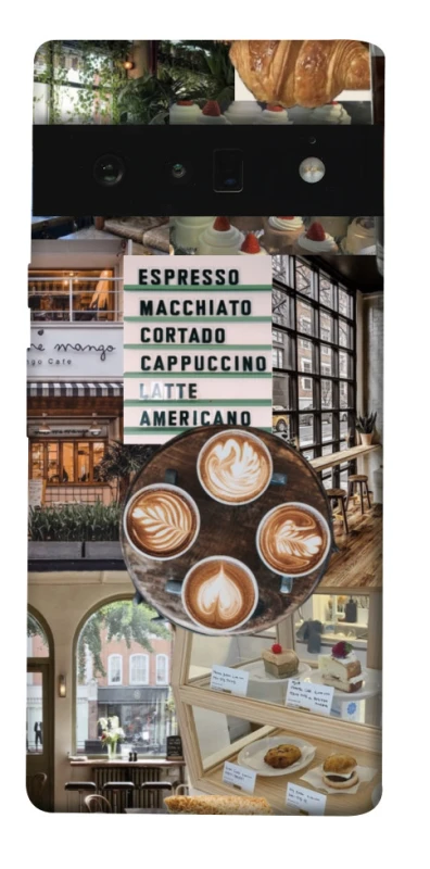 Чехол на Google Pixel 6 Pro Coffee collage ver.5 фото 1 из 1