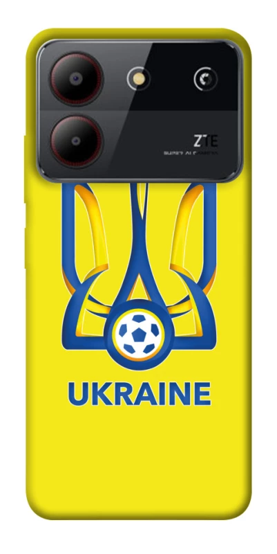 Чехол на ZTE Blade A54 4G Футбольный Герб фото 1 из 1