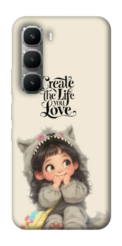 Чохол на Infinix Hot 60 Pro Create the life you love фото 1 з 1