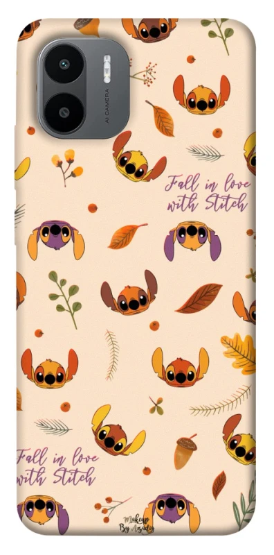 Чохол на Xiaomi Redmi A1 / A2 Fall in love with Stitch фото 1 з 1