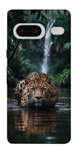 Чехол на Google Pixel 7 Leopard in water фото 1 из 1