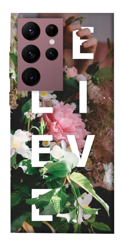 Чехол на Samsung Galaxy S22 Ultra Believe фото 1 из 1