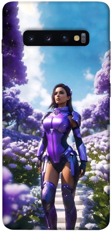 Чохол на Samsung Galaxy S10+ Cyber space girl ver.4 фото 1 з 1