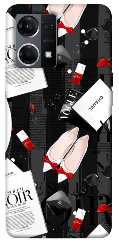 Чехол на Oppo Reno 7 4G Fashion collage ver.4 фото 1 из 1