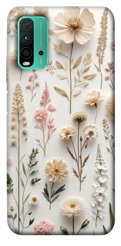 Чохол на Xiaomi Redmi Note 9 4G / Redmi 9 Power Floral design ver.1 фото 1 з 1