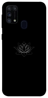 Чохол на Samsung Galaxy M31 Black Lotus фото 1 Чохол на Samsung Galaxy M31 Black Lotus фото 1 з 1
