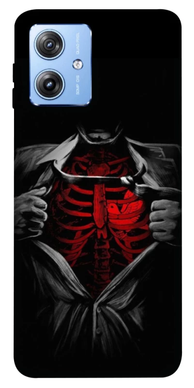 Чехол на Motorola Moto G84 Skeleton Heart фото 1 из 1