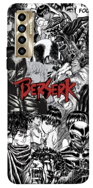 Чехол на TECNO Camon 17P Berserk Collage фото 1 из 1