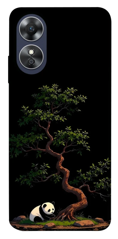 Чохол на Oppo A17 Panda and tree фото 1 з 1
