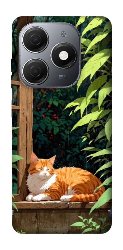 Чохол на TECNO Spark 20 red cat фото 1 з 1