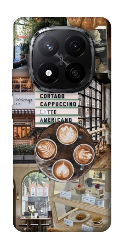 Чохол на Xiaomi Redmi Note 14 Pro+ 5G Coffee collage ver.5 фото 1 з 1