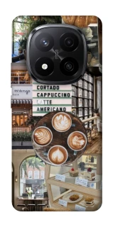 Чохол на Xiaomi Redmi Note 14 Pro+ 5G Coffee collage ver.5 фото 1 з 1