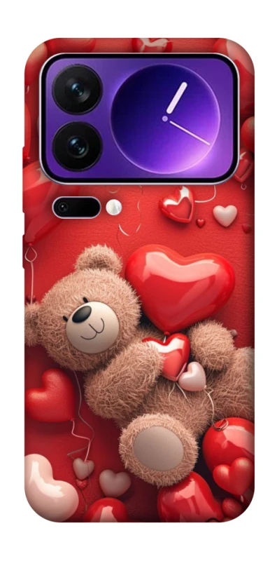 Чохол на Xiaomi 17 Pro Max bear in hearts фото 1 з 1