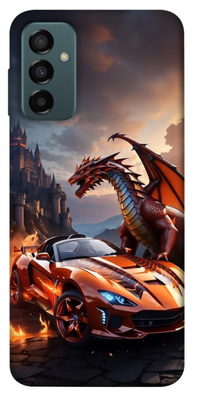 Чохол на Samsung Galaxy M13 4G Сar and dragon фото 1 з 1