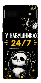 Чохол на Google Pixel 6a У навушниках 24/7 фото 1 з 1