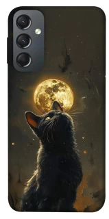 Чохол на Samsung Galaxy A24 4G Кіт під місяцем v2 фото 1 з 1