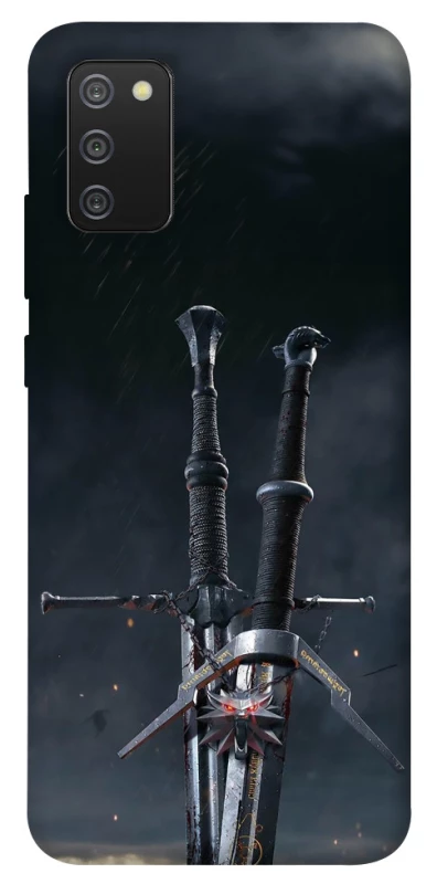 Чохол на Samsung Galaxy A02s Мечі Ведьмака фото 1 з 1
