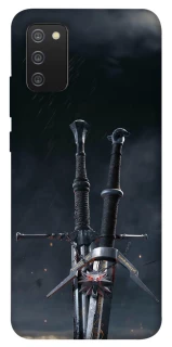 Чохол на Samsung Galaxy A02s Мечі Ведьмака фото 1 з 1