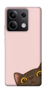 Чехол на Xiaomi Redmi Note 13 5G Peeping cat фото 1 Чехол на Xiaomi Redmi Note 13 5G Peeping cat фото 1 из 1