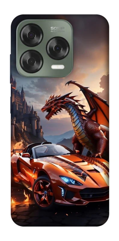 Чохол на ZTE Nubia V70 Design Сar and dragon фото 1 з 1