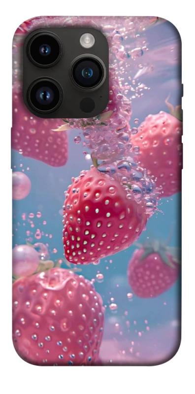 Чохол на Apple iPhone 14 Pro (6.1") Полуниця в воді фото 1 з 1