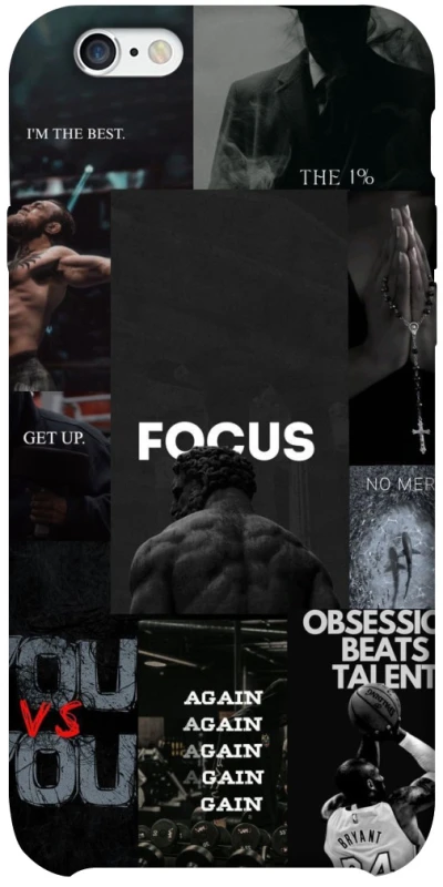 Чехол на Apple iPhone 6/6s plus (5.5") Focus collage фото 1 из 1